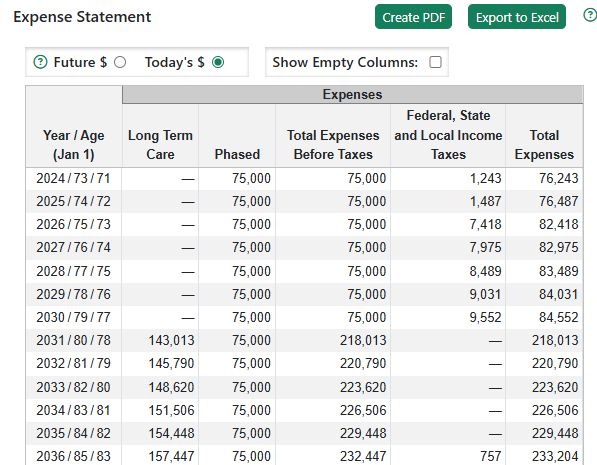 A screenshot of a spreadsheet Description automatically generated